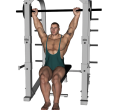 Shoulder Press - Smith Seated Rear Upright Wide